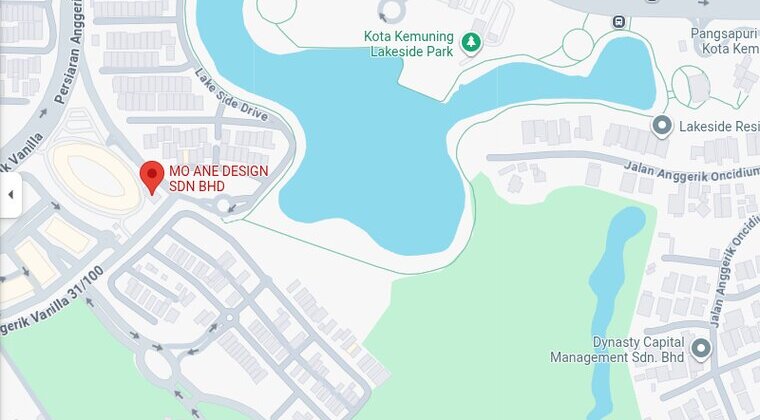 Mo Ane Design SDN BHD location — Gamuda Biz Suites, Kota Kemuning