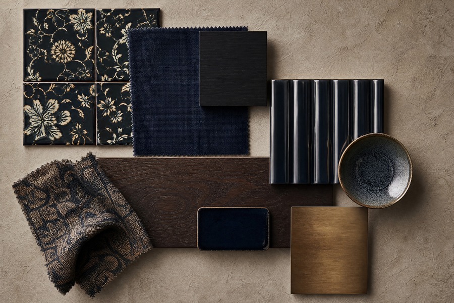 Dark Lacquer and Ceramic