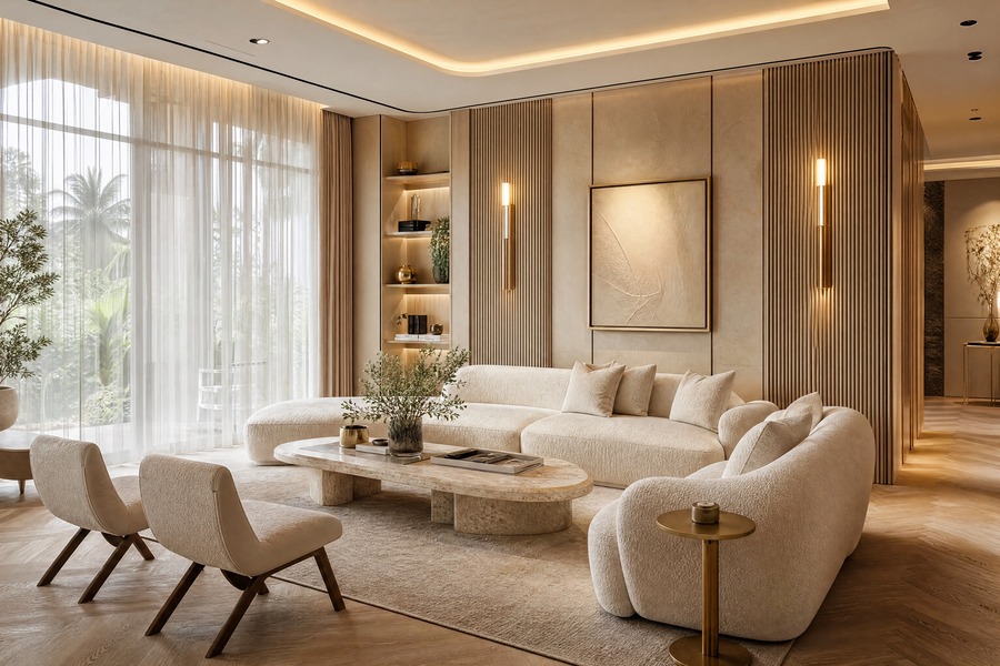 Champagne and Ivory
