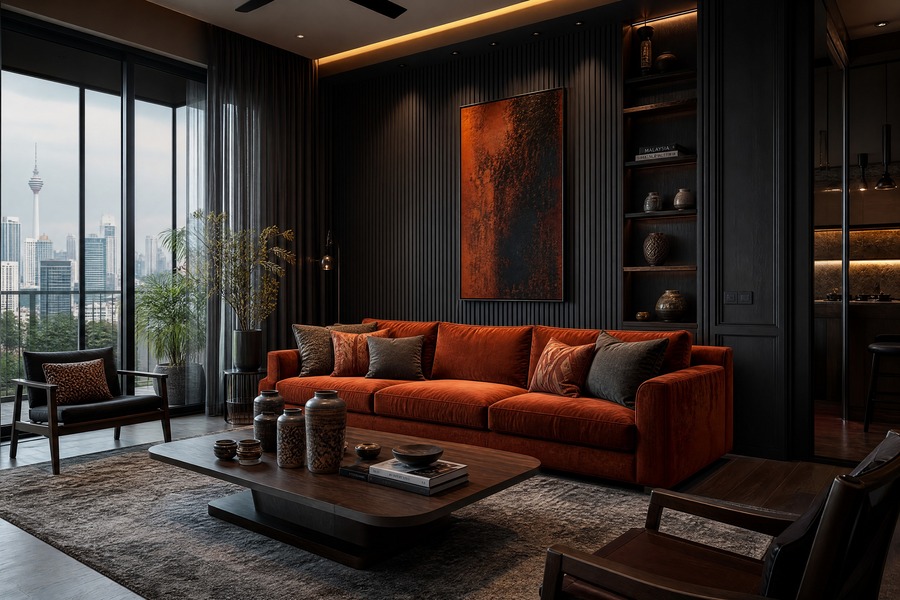 Charcoal and Rust